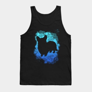 Corgi - Blue Tank Top